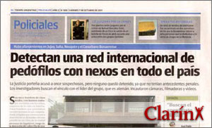 Detectan red de pedófilos...
